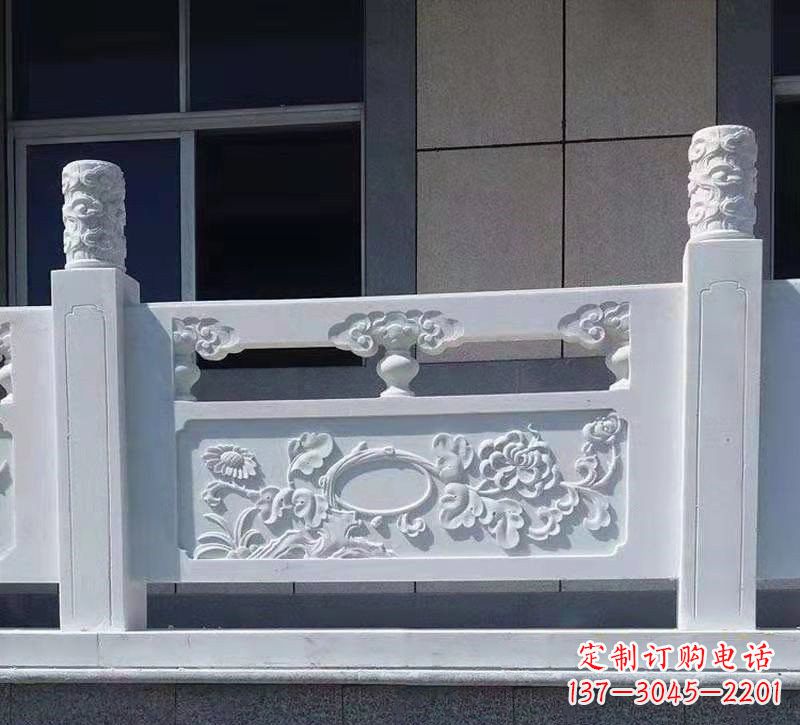 无锡汉白玉走廊栏板雕塑