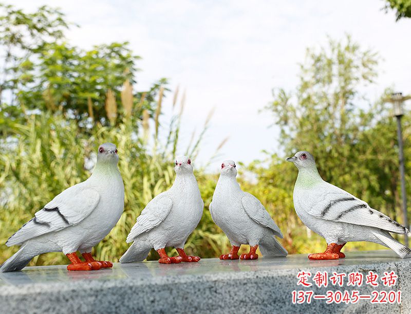 无锡中领雕塑-象征和平的标志之鸽