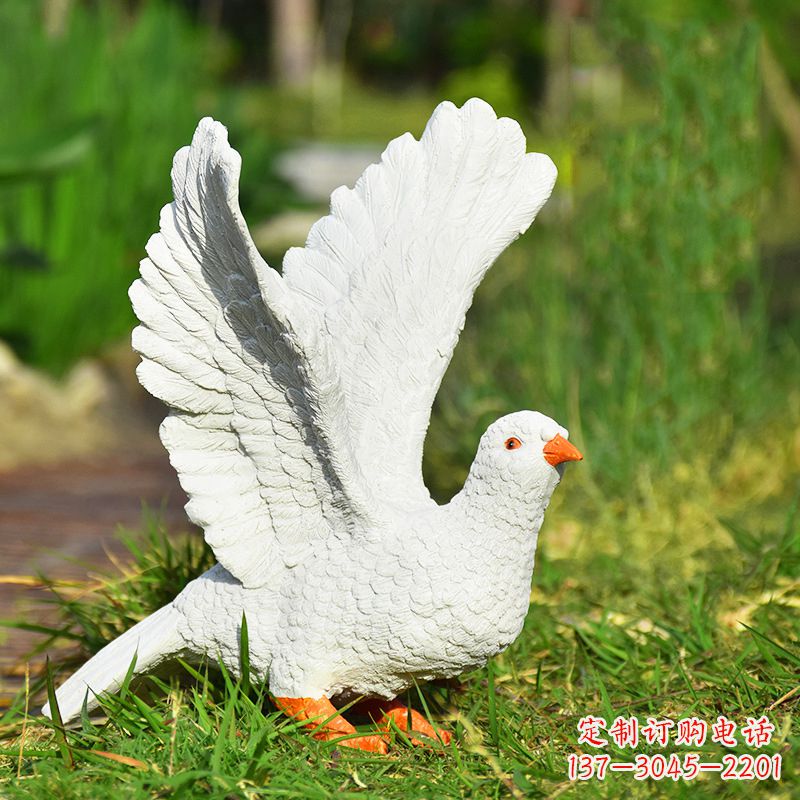 无锡传递和平的记忆,赠送给世界的和平鸽雕塑