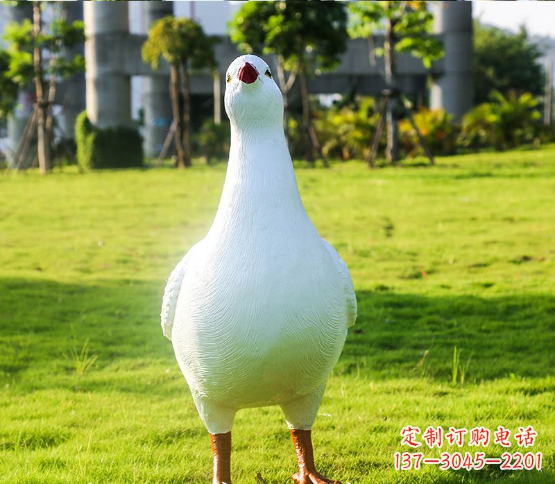 无锡和平鸽柱的雕塑