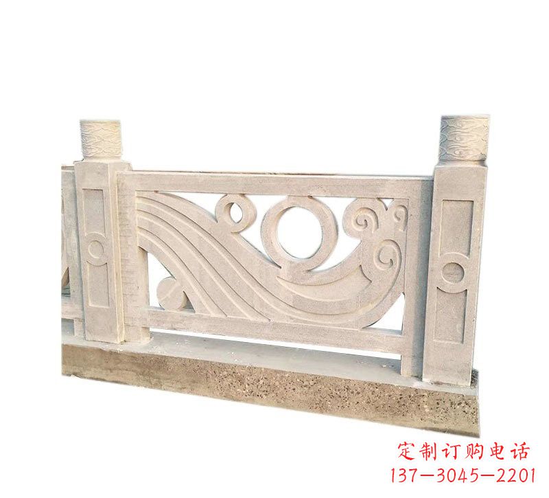 无锡精美石栏板雕塑,点缀河边桥梁的美丽