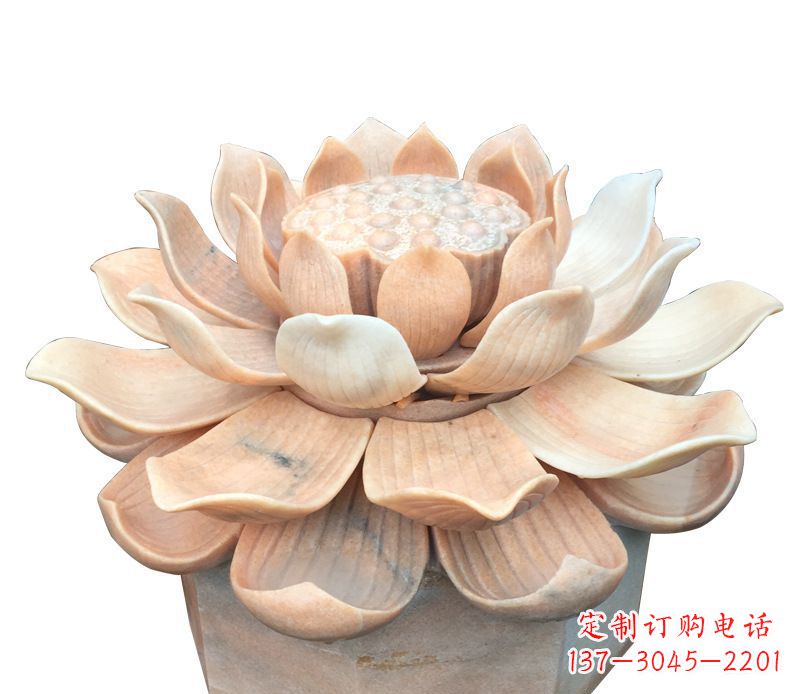 无锡荷花石雕,让您的家居更有特色