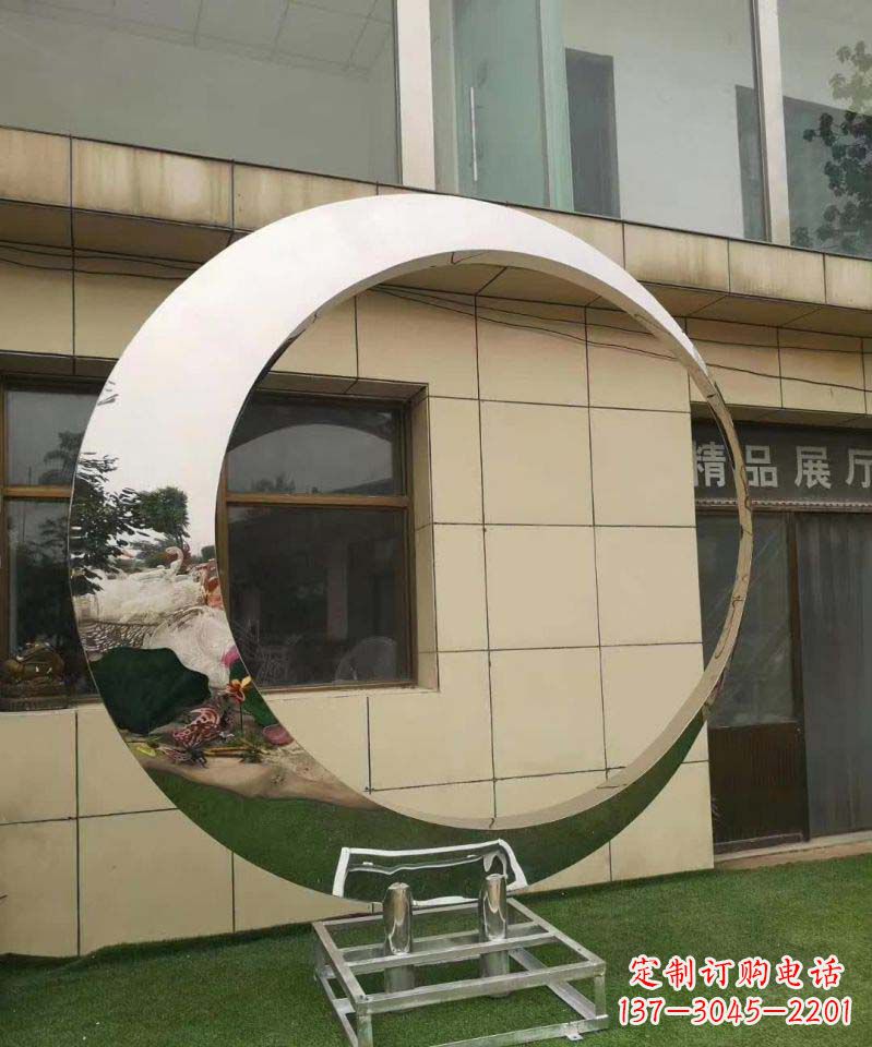 无锡完美的不锈钢圆环雕塑