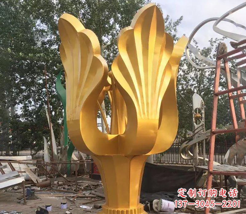 无锡精美紫荆花不锈钢雕塑