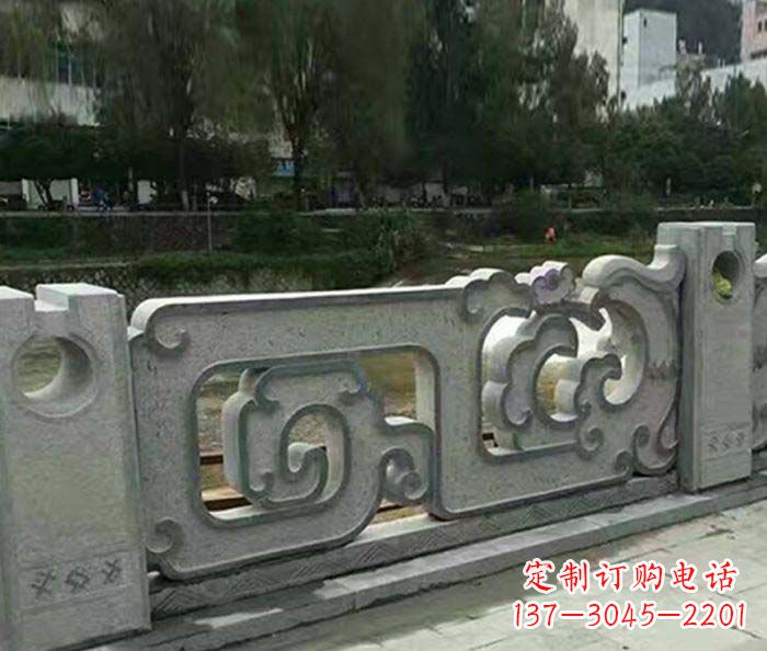 无锡护城河建筑石雕栏板