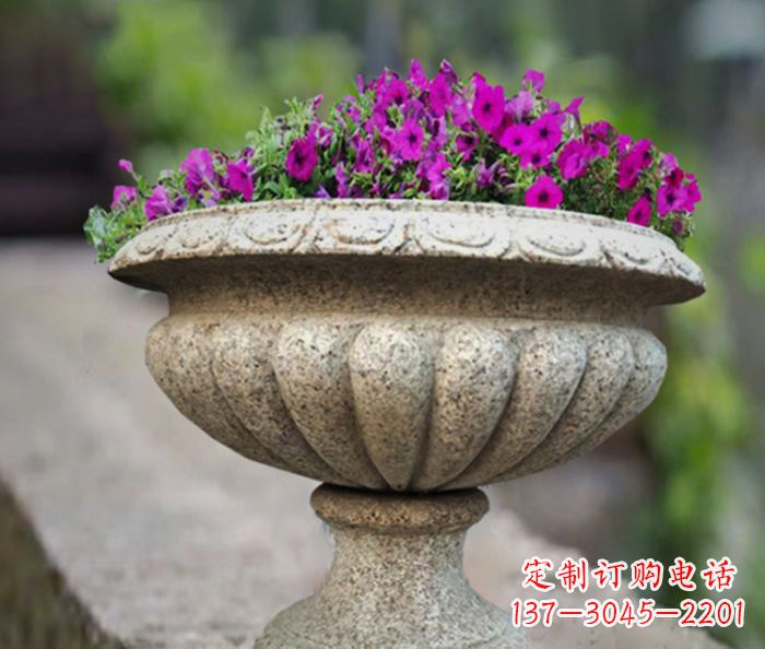 无锡专业的花岗岩花盆石雕