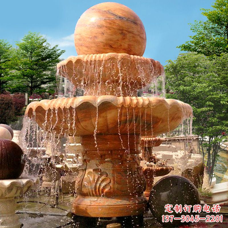 无锡花岗岩石雕塑风水球,汇聚优雅与高贵