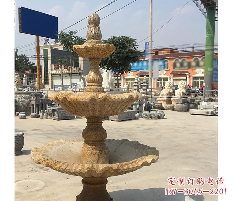 无锡中领雕塑花岗岩双层景观喷泉