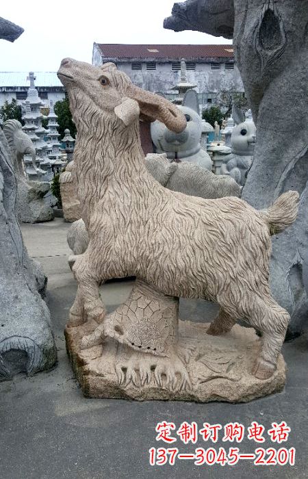 无锡花岗岩羊石动物雕塑