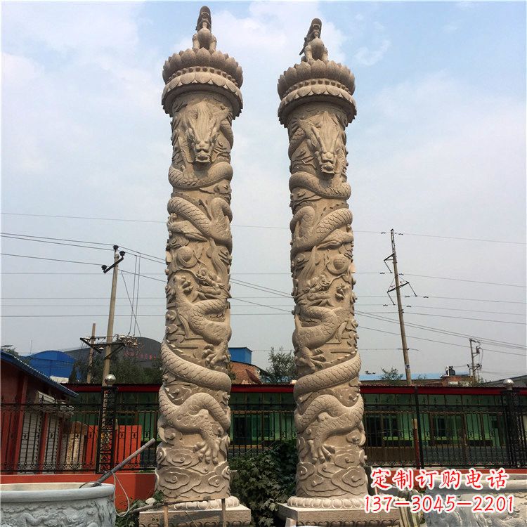 无锡华表盘龙柱