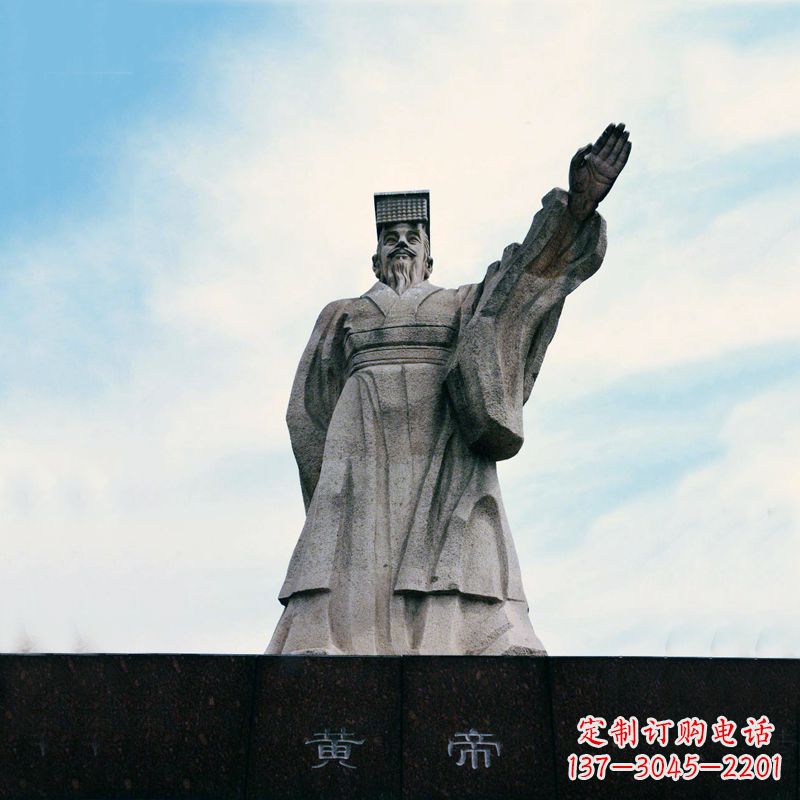 无锡黄帝景观雕塑,高质感的传统工艺展示