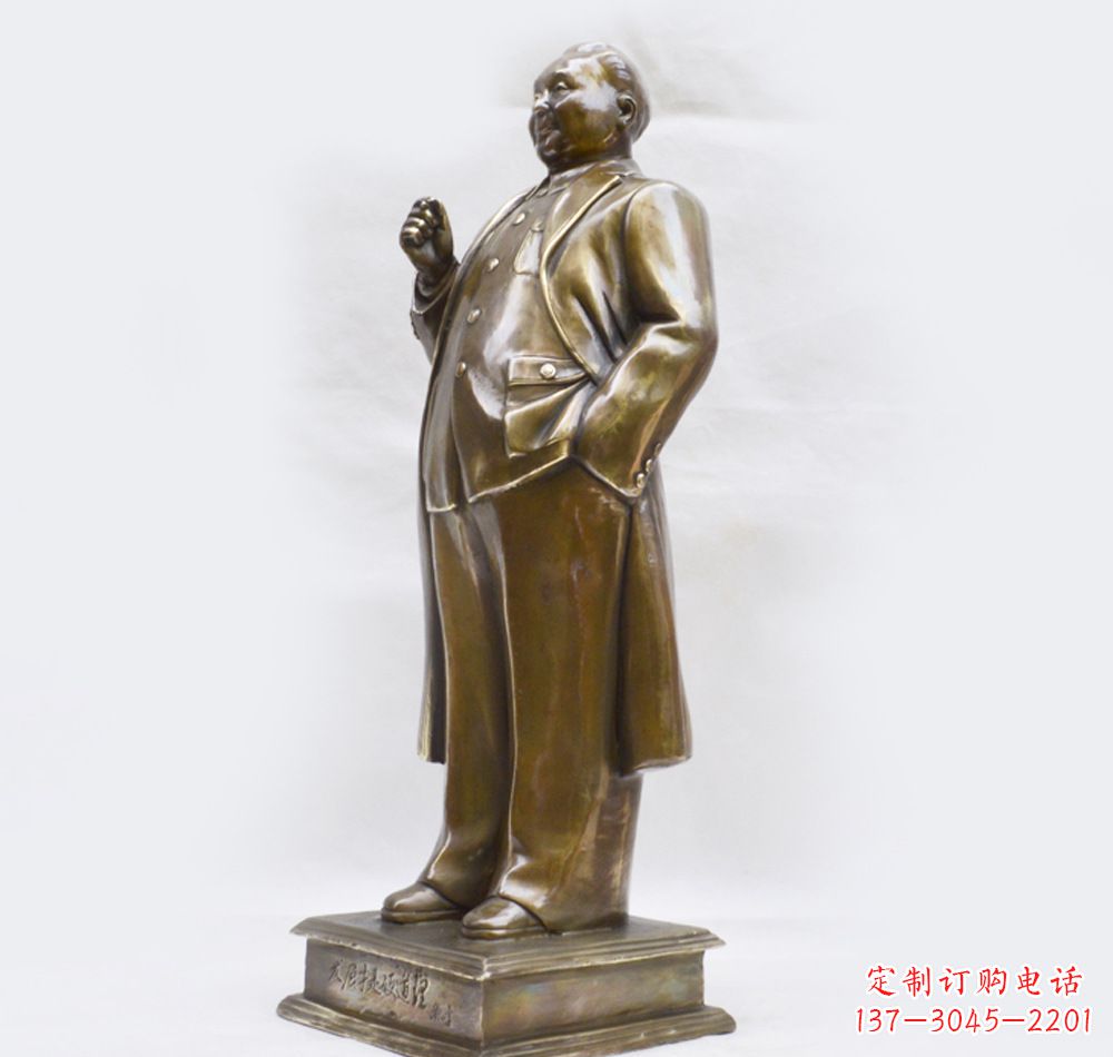 无锡黄铜铸造的邓小平伟人铜像