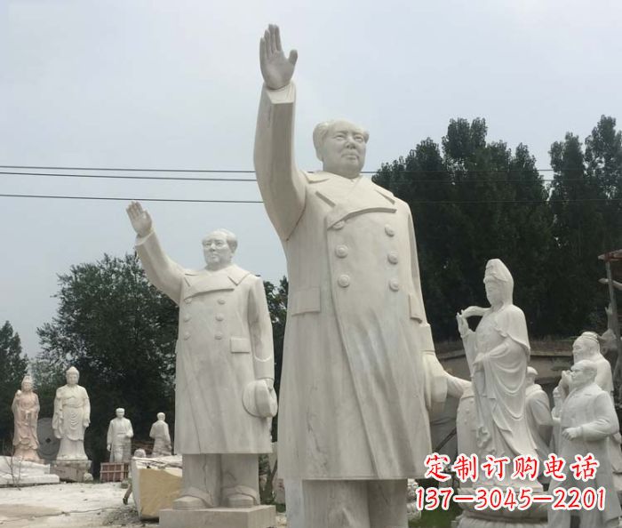 无锡挥手毛主席校园伟人石雕
