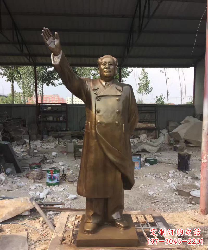 无锡享领雕塑——挥手毛主席人物雕塑