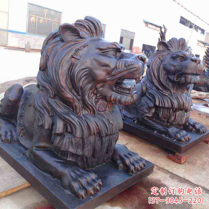 无锡中领雕塑打造精致的狮子雕塑