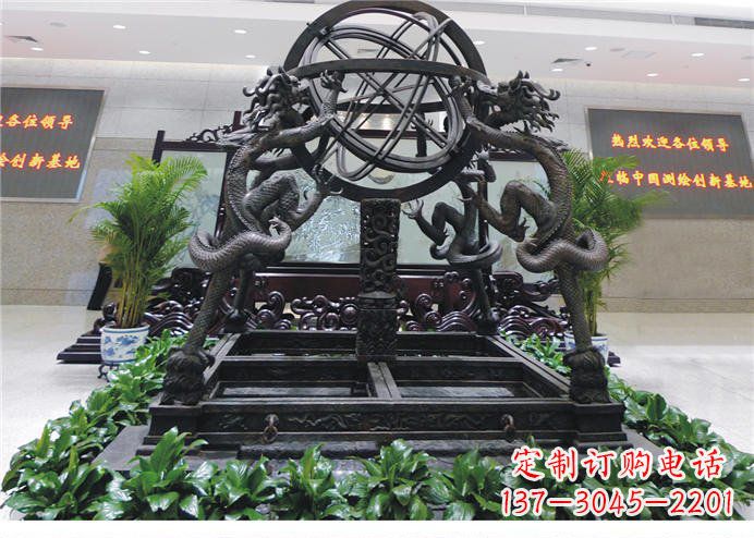 无锡浑天仪古铜雕:将古雅气息带入家居