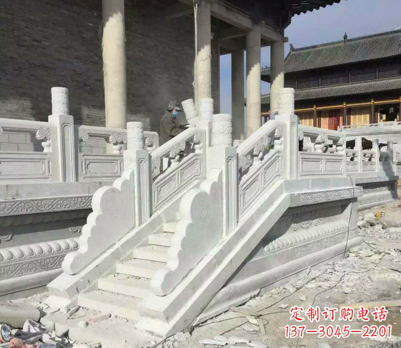 无锡景区大理石栏板石雕 (11)