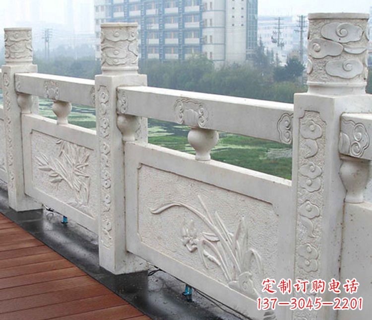 无锡精巧雕刻,优质大理石栏板石雕
