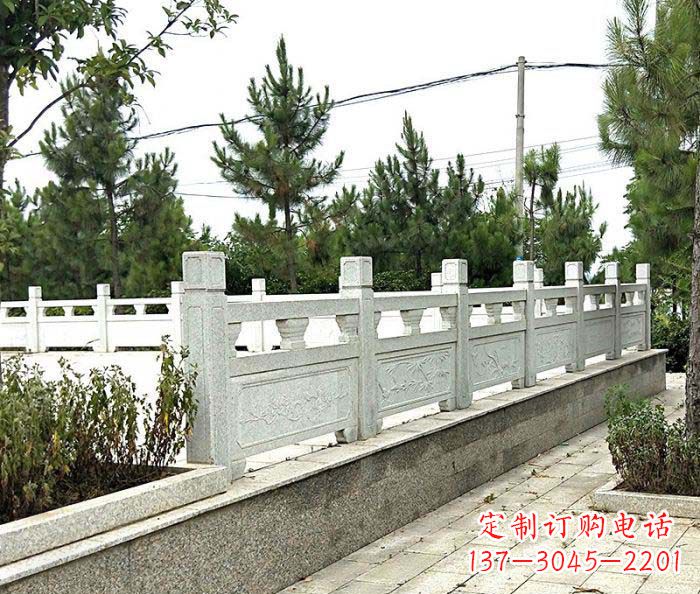 无锡大理石栏杆雕塑:精致的定制艺术品