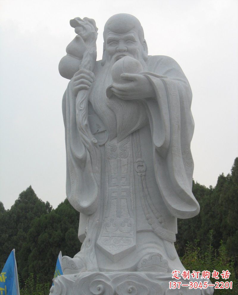 无锡大理石老寿星雕塑,重现传统文化的美好