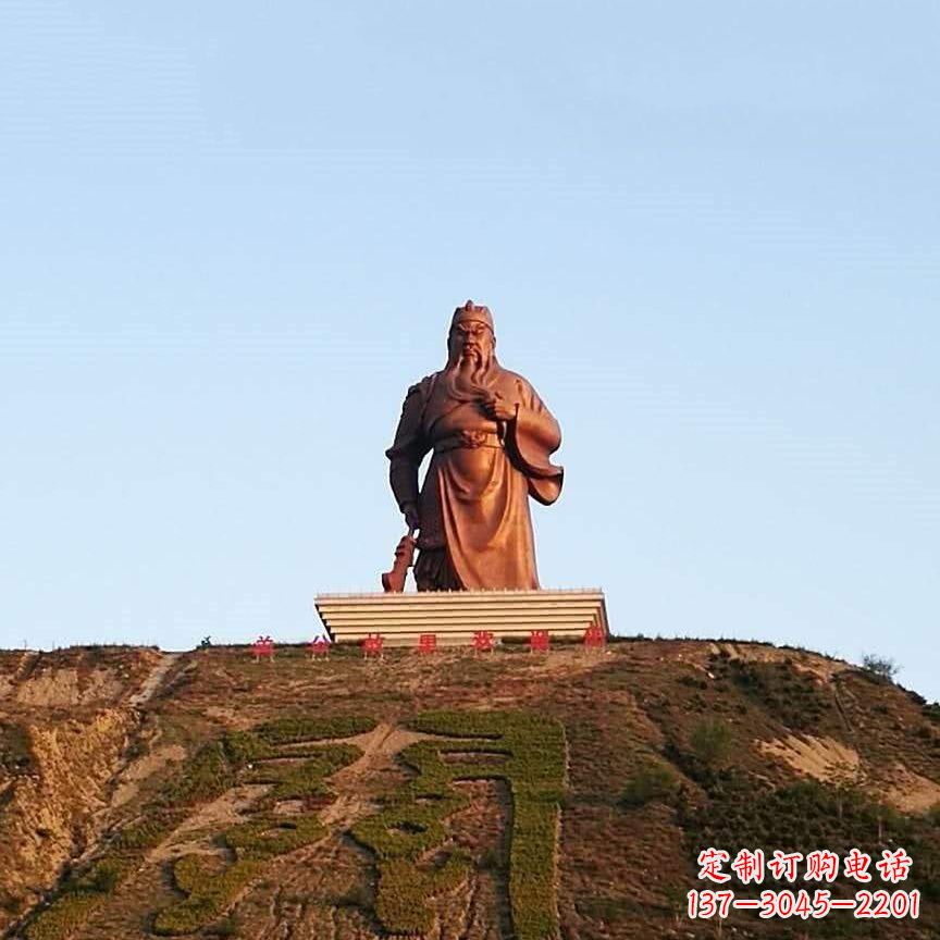 无锡中领雕塑精心打造的历史名将关公雕像