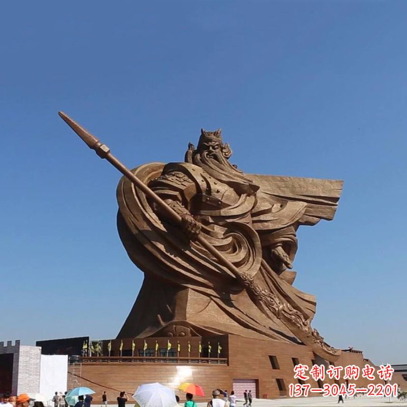 无锡精美大型历史名人关公铜雕