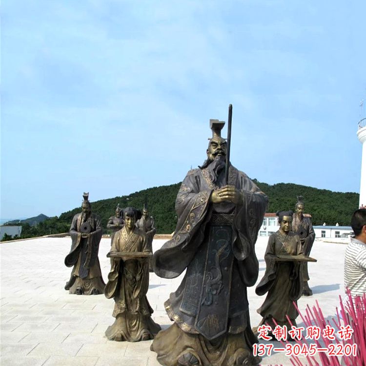 无锡中领雕塑——汉武帝刘彻祭天情景雕塑