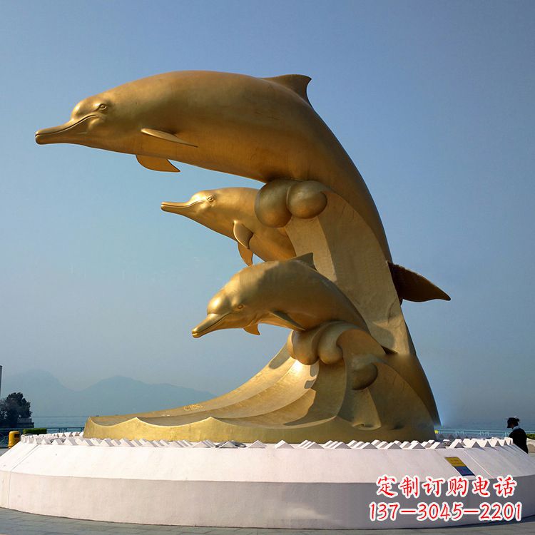 无锡中领雕塑：海豚雕塑