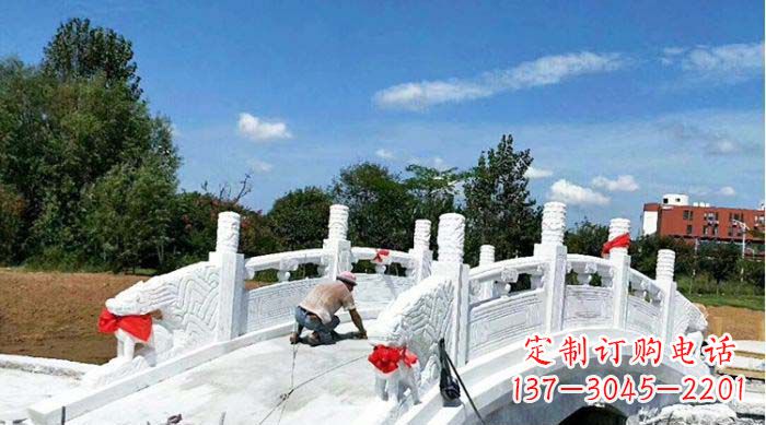 无锡标题:领雕塑——最具艺术魅力的汉白玉石雕拱桥