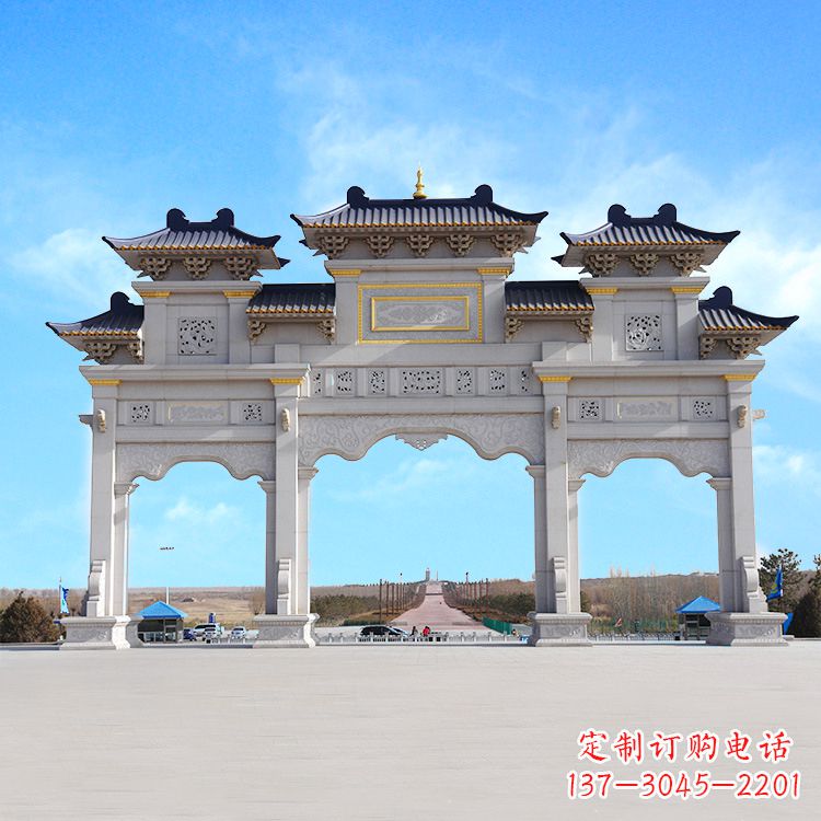 无锡牌坊雕塑定制,让您的景点更出彩