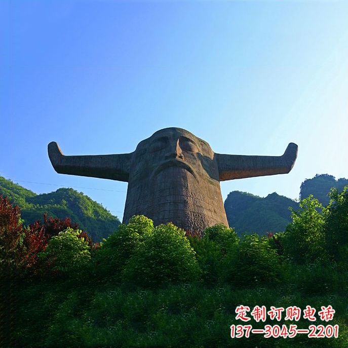 无锡中领雕塑:神农头像雕塑