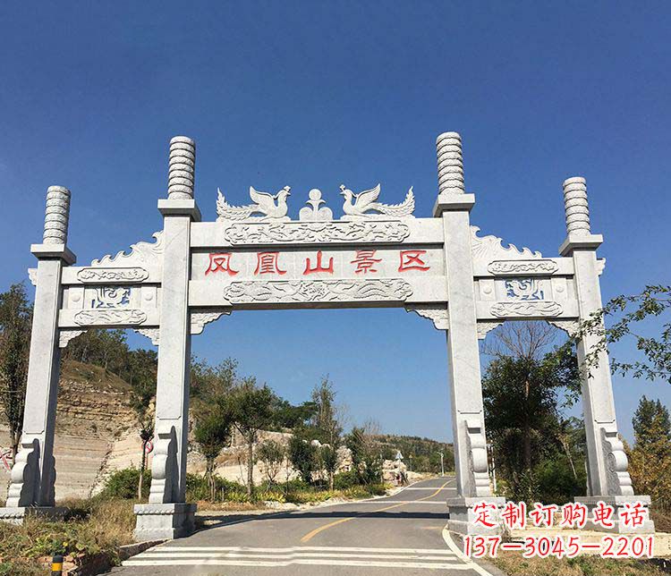 无锡中领雕塑:高质量牌坊石雕