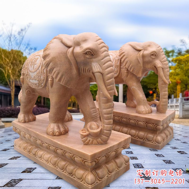 无锡品质精美的酒店大象雕塑