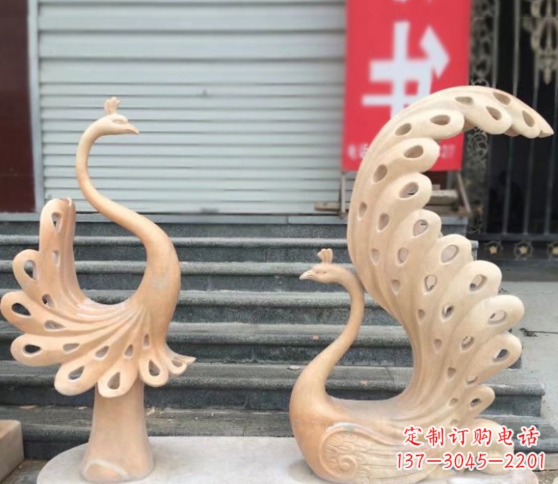 无锡中领雕塑专业提供独特精致的孔雀石雕塑,以…