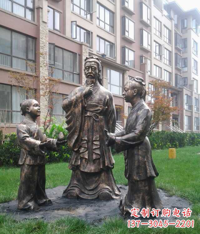 无锡中领雕塑：让梨中古代人物雕塑定制服务