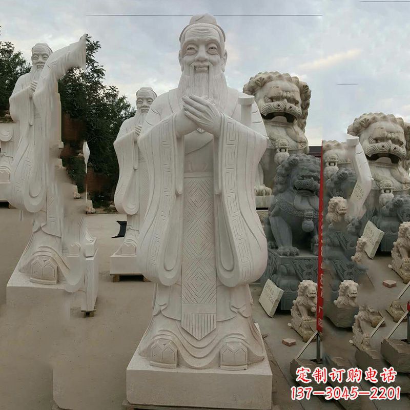 无锡孔子 雕像