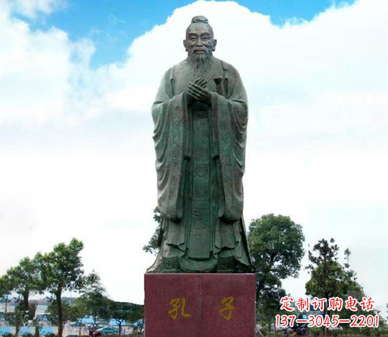 无锡领雕塑:孔子雕塑尊崇传承