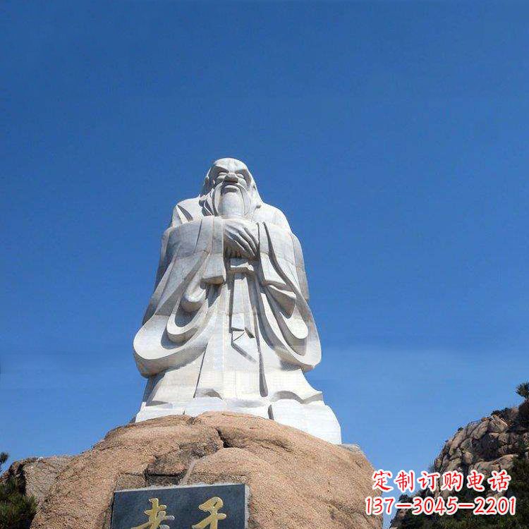 无锡经典的老子雕像,手工制作的沉思之作