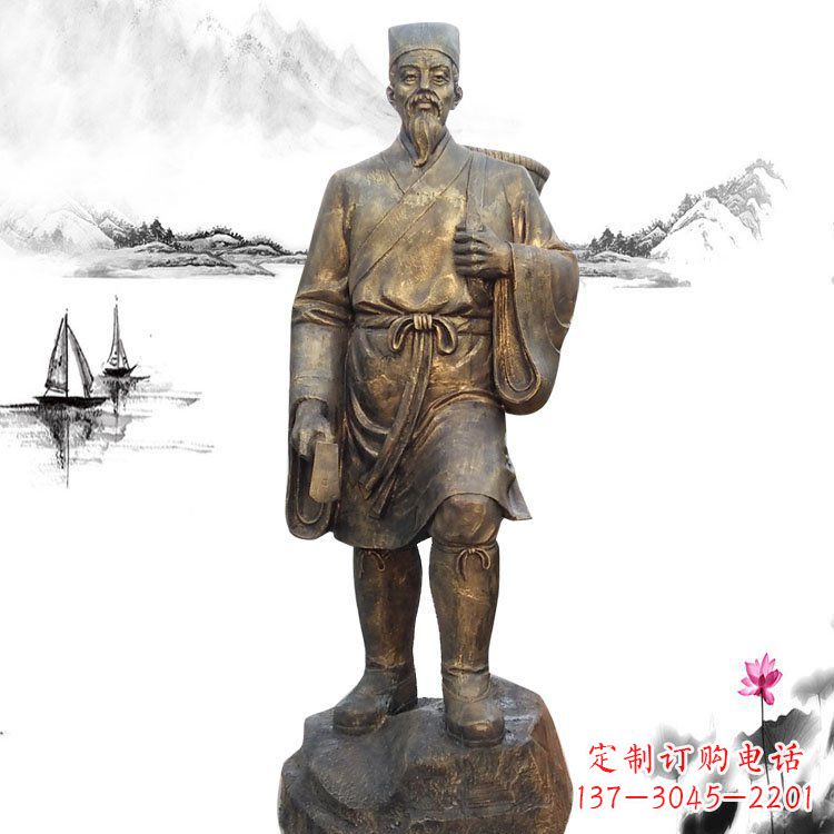 无锡精美李时珍雕塑,为您的生活增添更多艺术色彩
