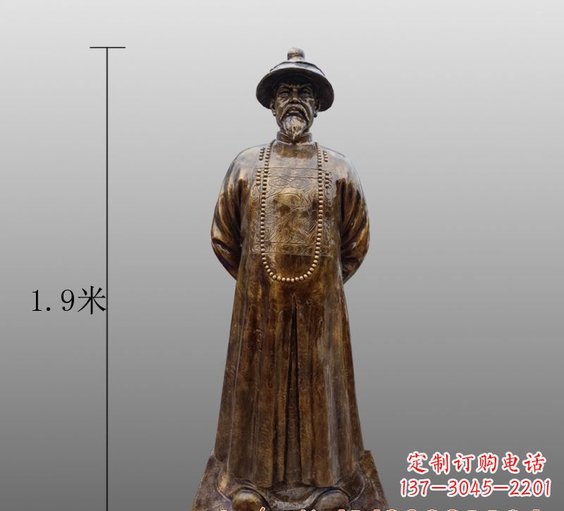 无锡为您量身定制林则徐铜雕像