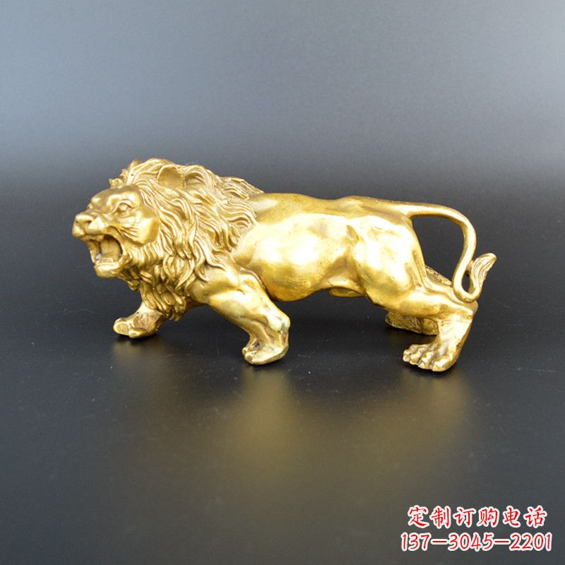 无锡鎏金西洋狮子雕塑