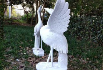 无锡艺术级典雅的丹顶鹤雕塑