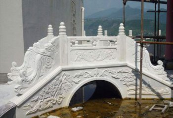 无锡汉白玉庭院装饰石桥雕塑