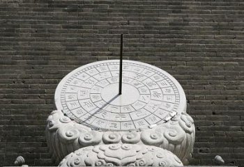 无锡花岗岩古代计时器日晷雕塑