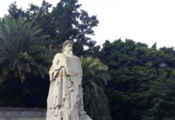 无锡林则徐石雕塑，融合古典韵味与现代气息
