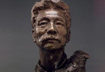 无锡鲁迅校园名人铜雕，展现鲁迅文学精神