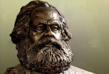无锡马克思主义创始人铸铜头像雕塑