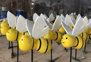 无锡动感蜜蜂雕塑，营造精致的都市公园