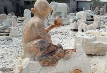 无锡精美猴子石雕，带来浓浓的节日气息