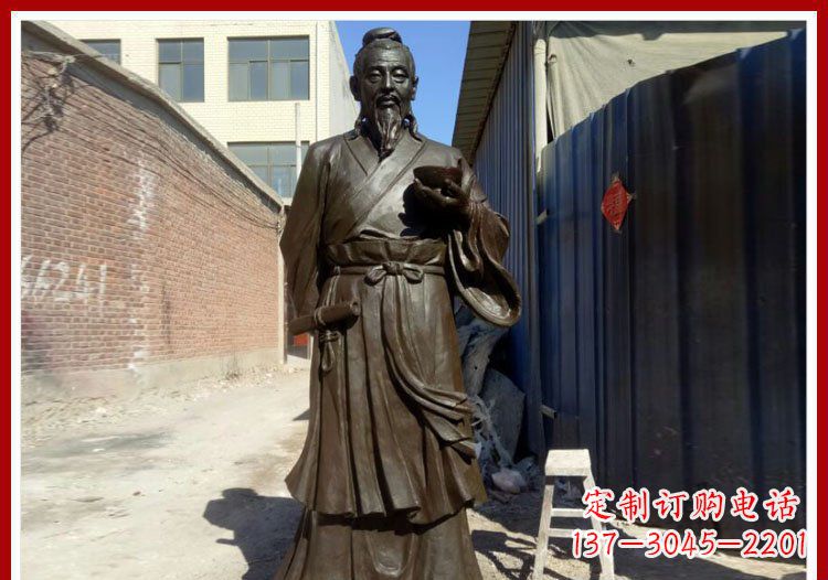 无锡中领雕塑的精品杜康铜雕将传统文化与现代工…
